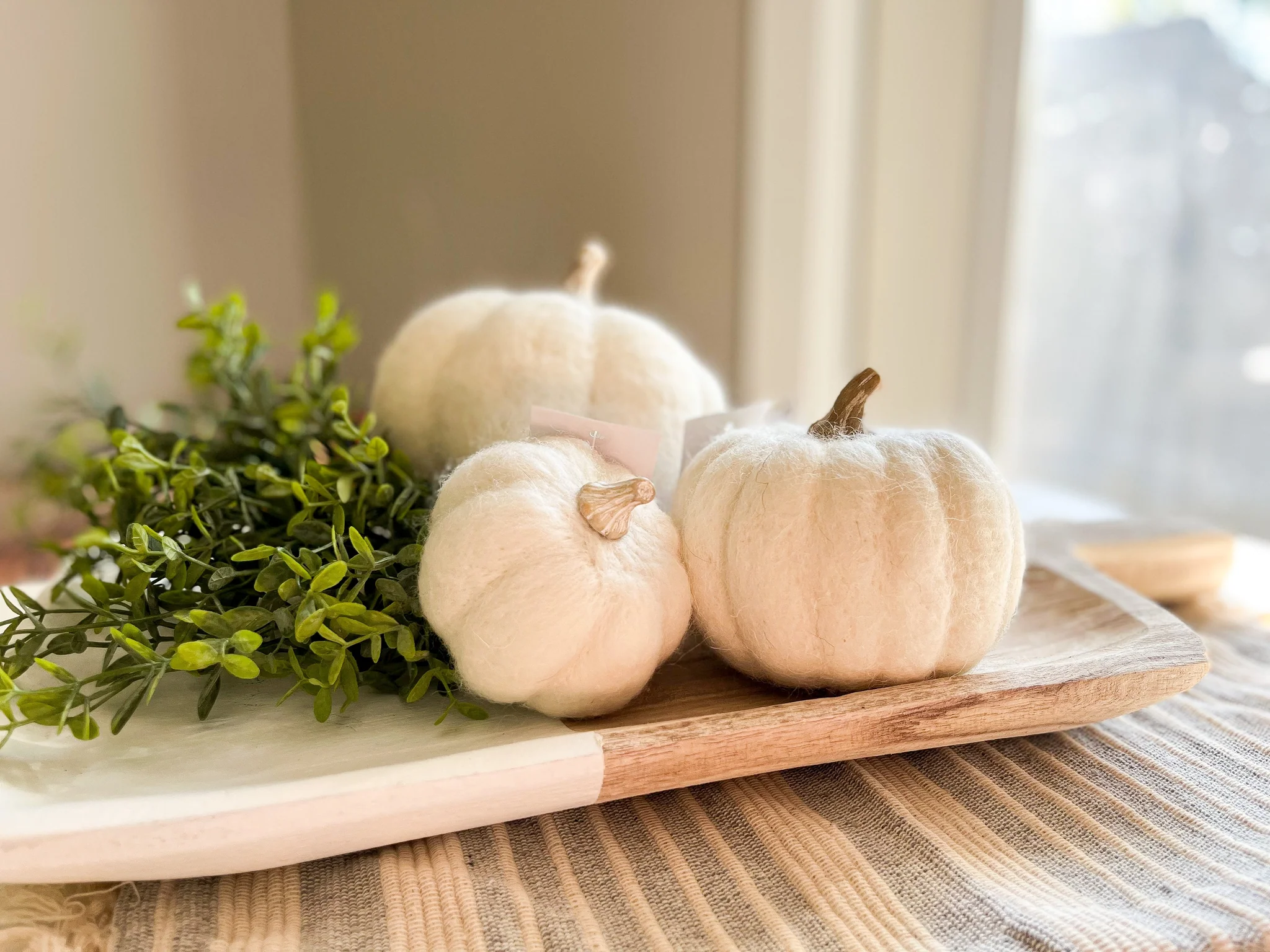 Indaba Trading Co. Felt Pumpkins