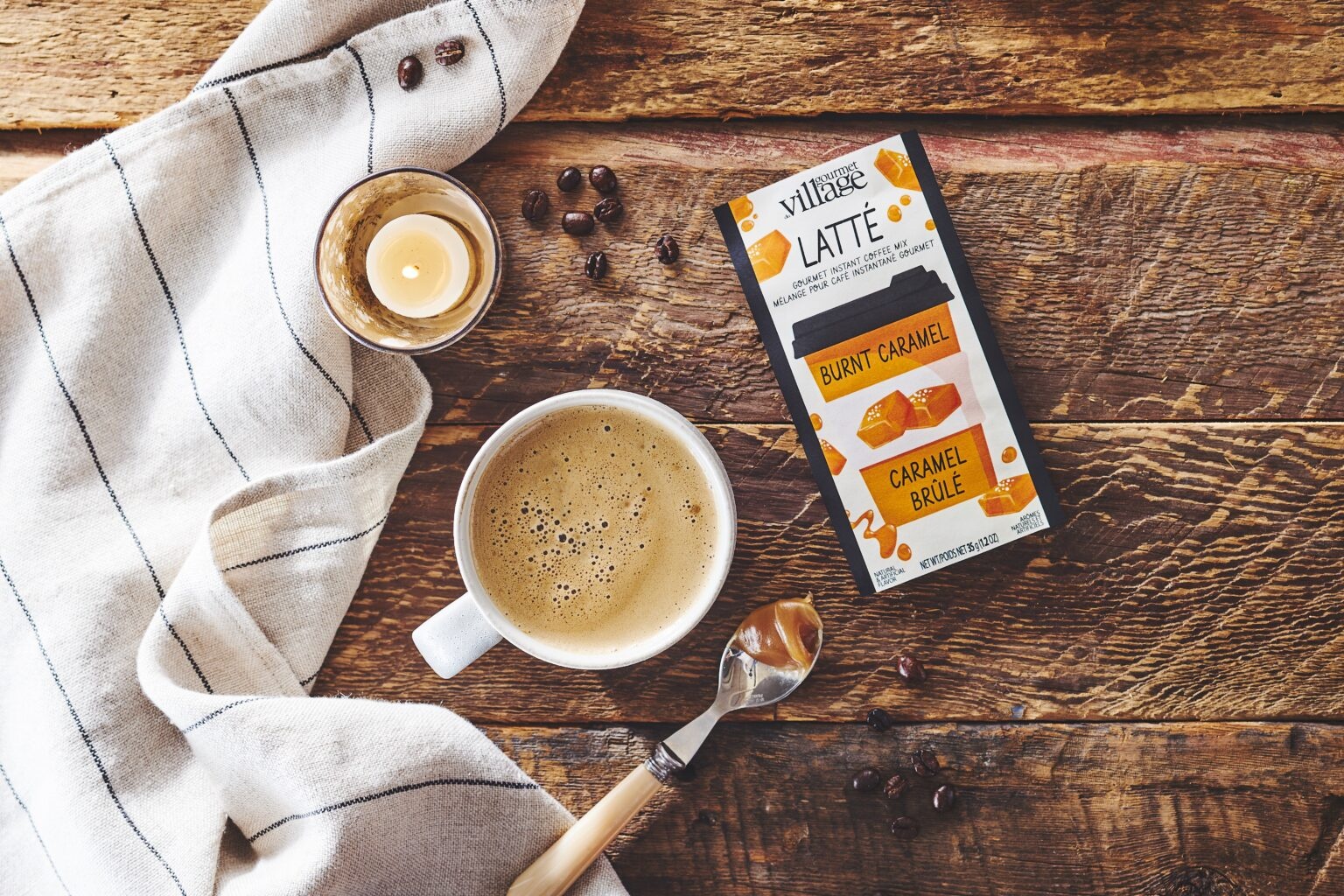 GOURMET VILLAGE Burnt Caramel Instant Latte