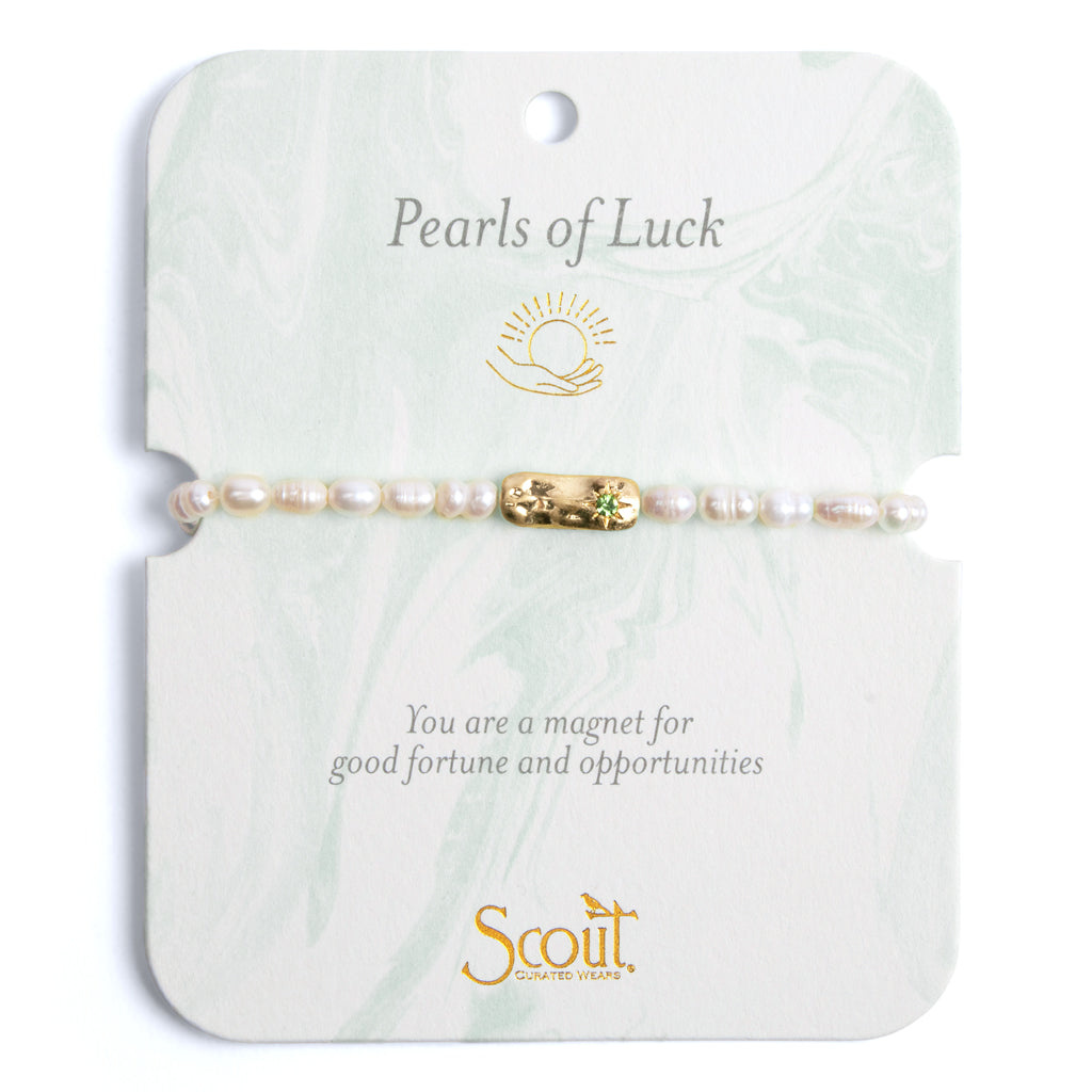 Scout Pearl Affirmation Bracelets