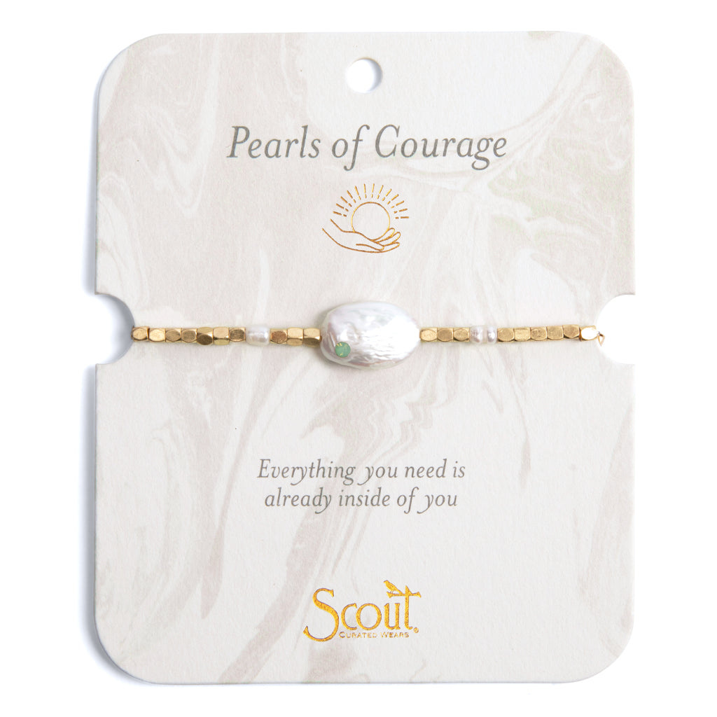 Scout Pearl Affirmation Bracelets