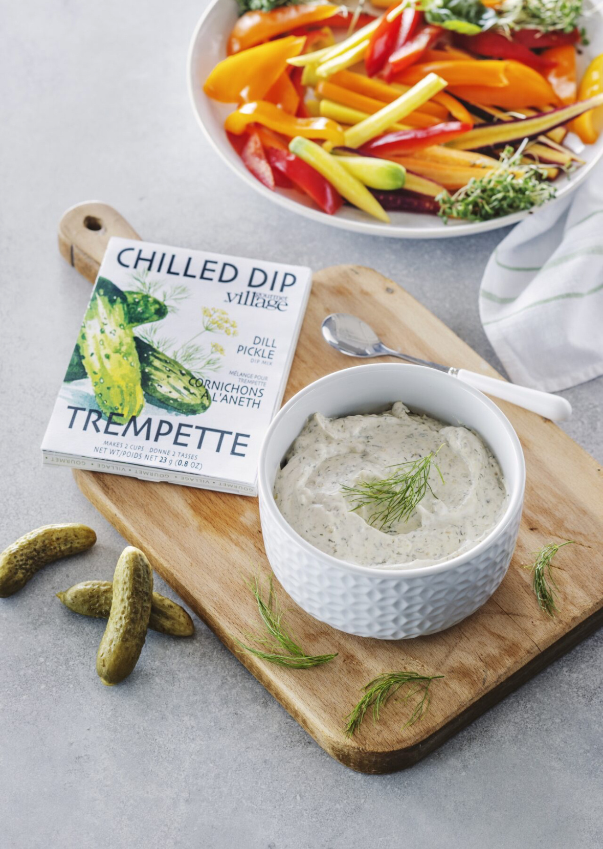 GOURMET VILLAGE Dill Pickle Recipe Box