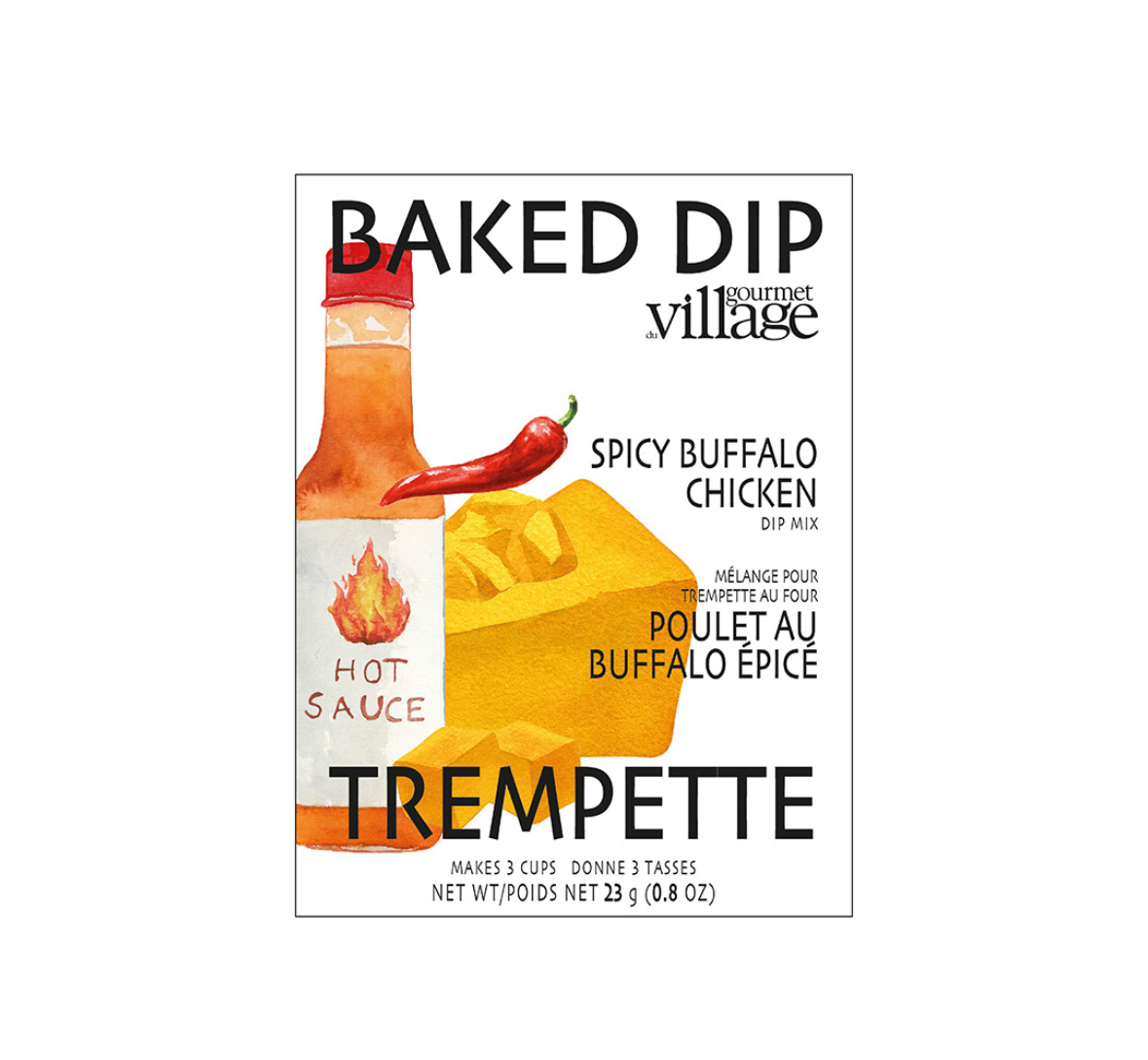 GOURMET VILLAGE Spicy Buffalo Chicken Recipe Box