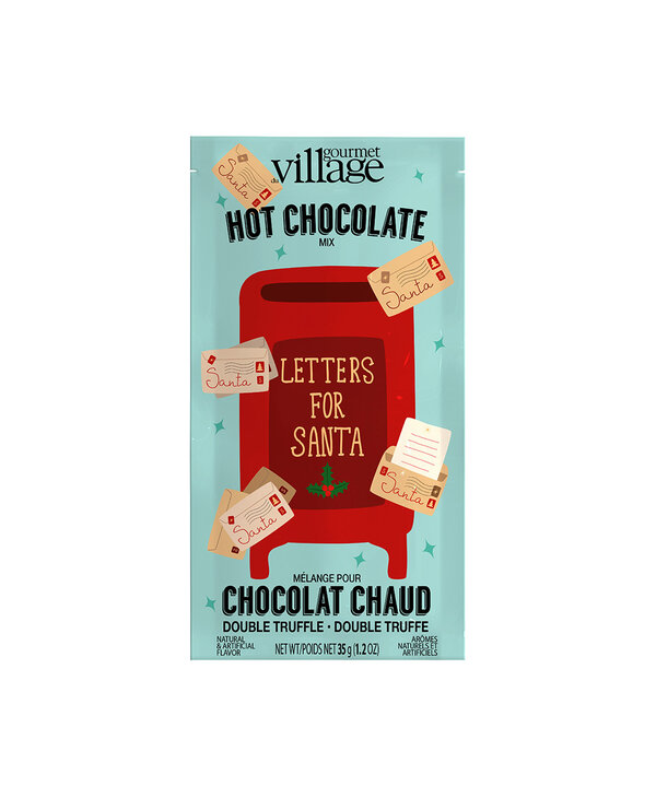 GOURMET VILLAGE Mini Hot Chocolate Letters to Santa