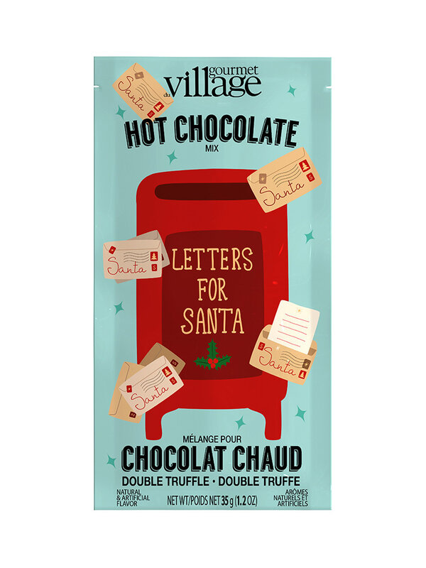GOURMET VILLAGE Mini Hot Chocolate Letters to Santa