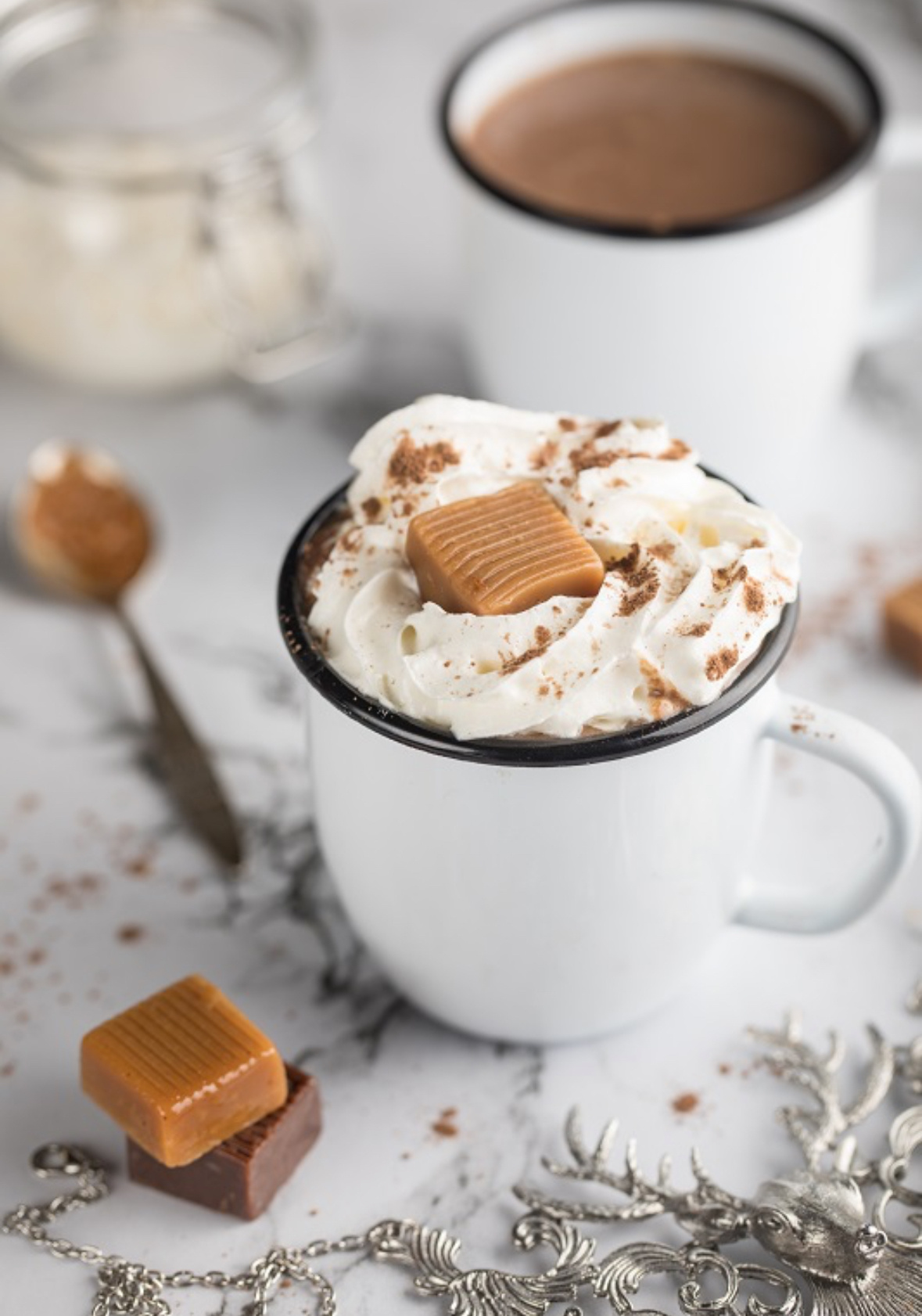 GOURMET VILLAGE Mini Hot Chocolate Snowglobe