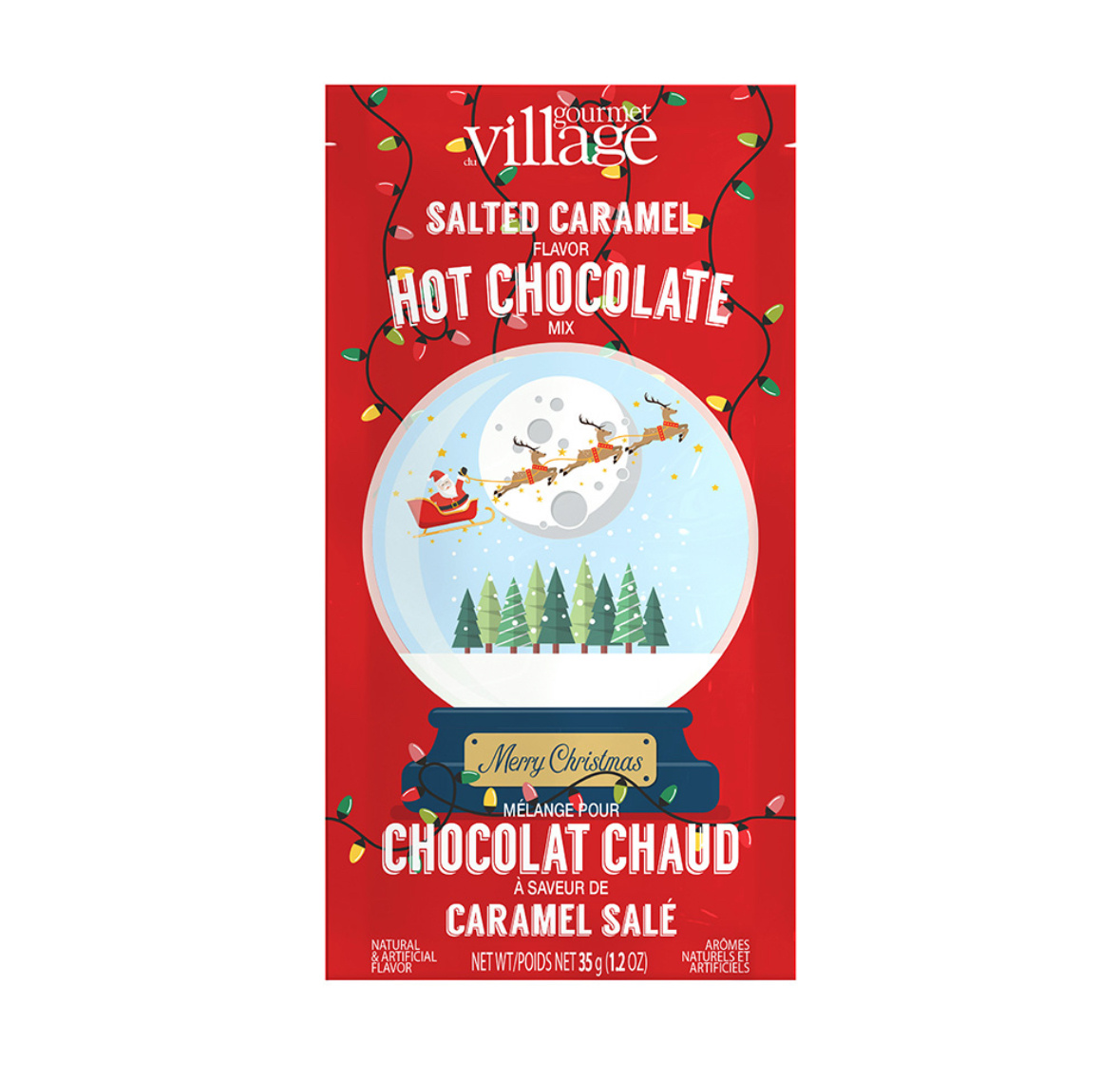GOURMET VILLAGE Mini Hot Chocolate Snowglobe