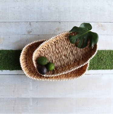 Harman Palma Beaded Basket