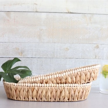 Harman Palma Beaded Basket