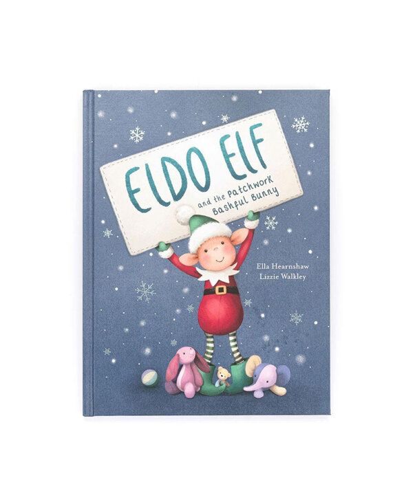 Jellycat Inc. Eldo Elf & Patchwork Bashful Bunny Book