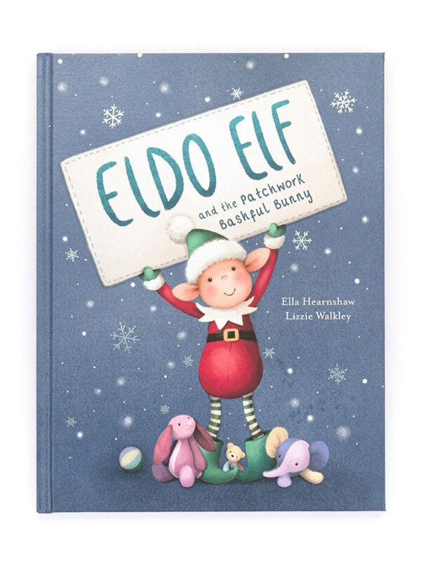 Jellycat Inc. Eldo Elf & Patchwork Bashful Bunny Book