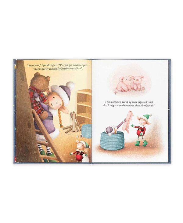 Jellycat Inc. Eldo Elf & Patchwork Bashful Bunny Book