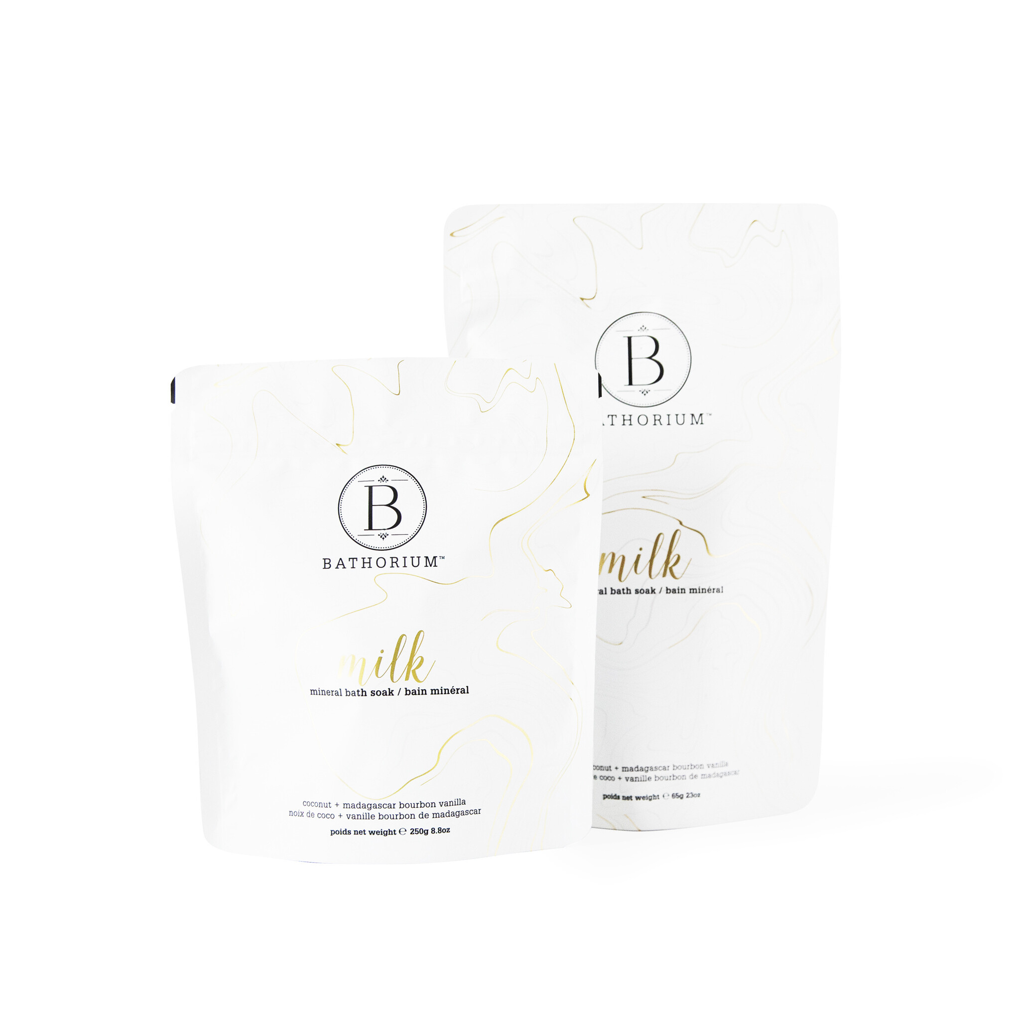 Bathorium MILK Coconut + Vanilla Mineral Bath Soak 650g