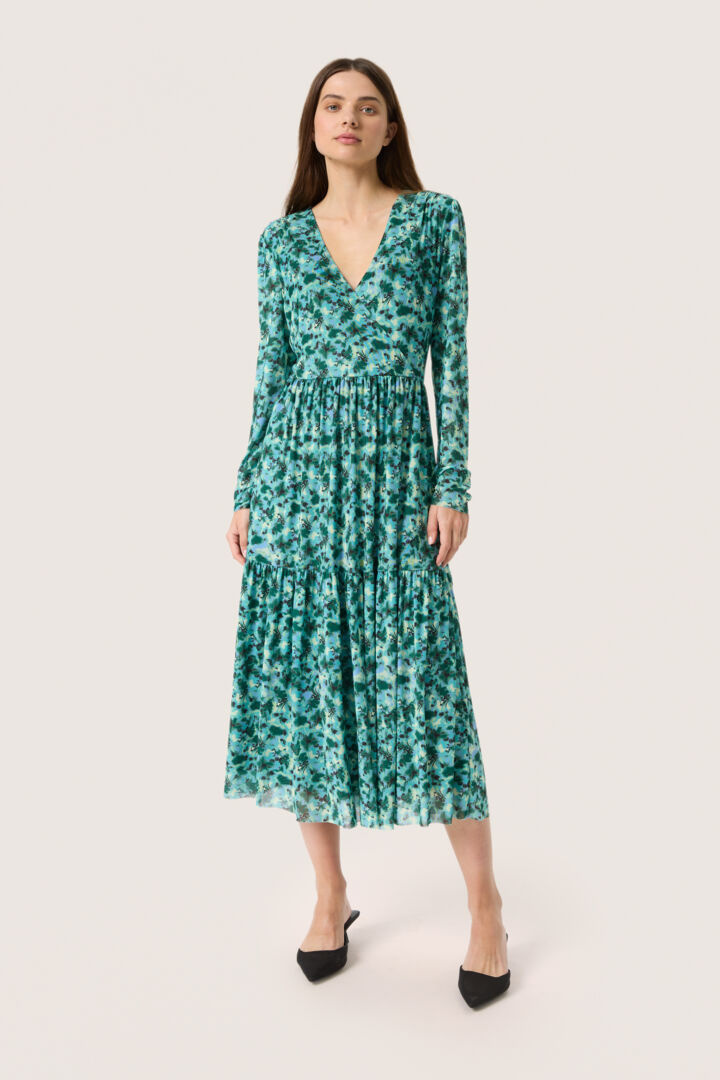 Soaked In Luxury SLAldora Nora Dress LS