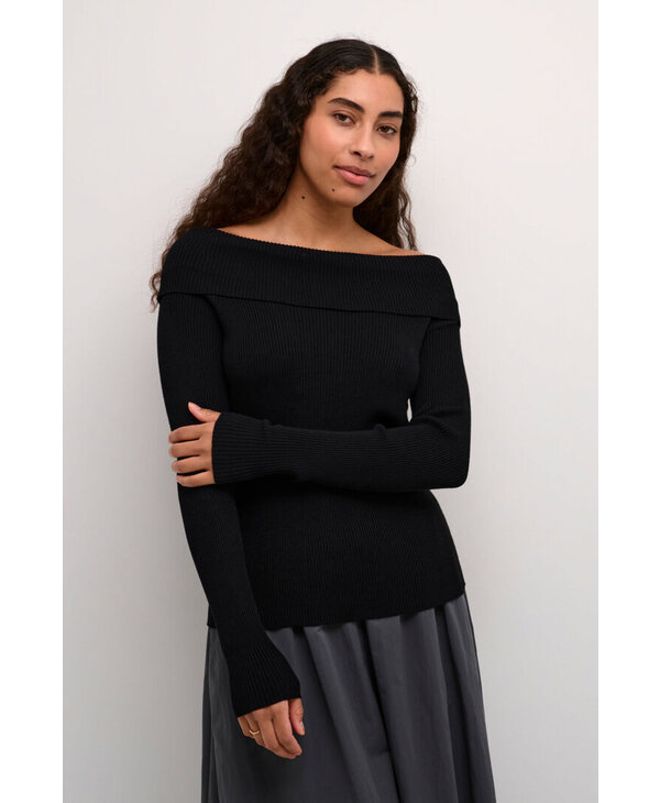 Kaffe KAEllie Off-Shoulder Pullover