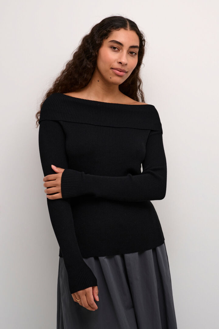 Kaffe KAEllie Off-Shoulder Pullover