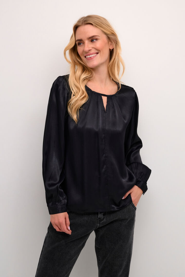 Cream CRViria LS Blouse