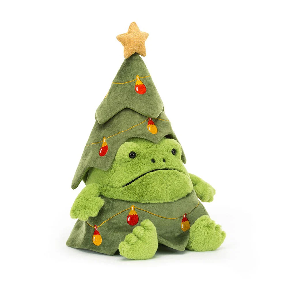 Jellycat Inc. Christmas Tree Ricky Rain Frog