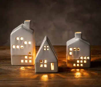 Ceramic Tealight House