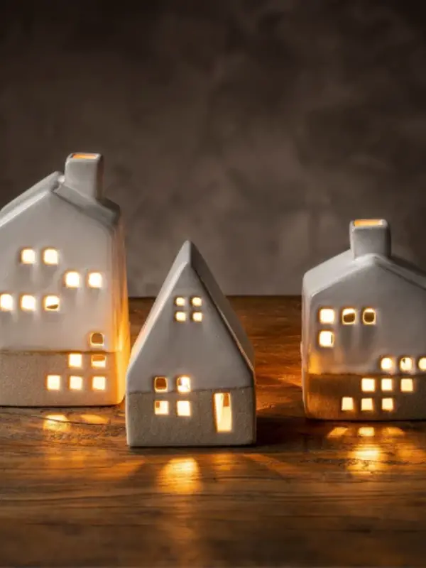 Indaba Trading Co. Ceramic Tealight House