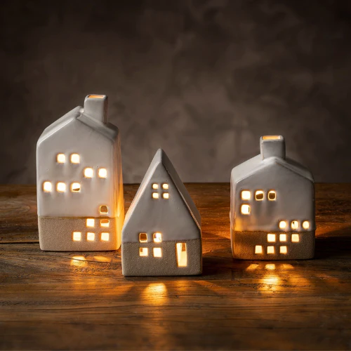 Indaba Trading Co. Ceramic Tealight House