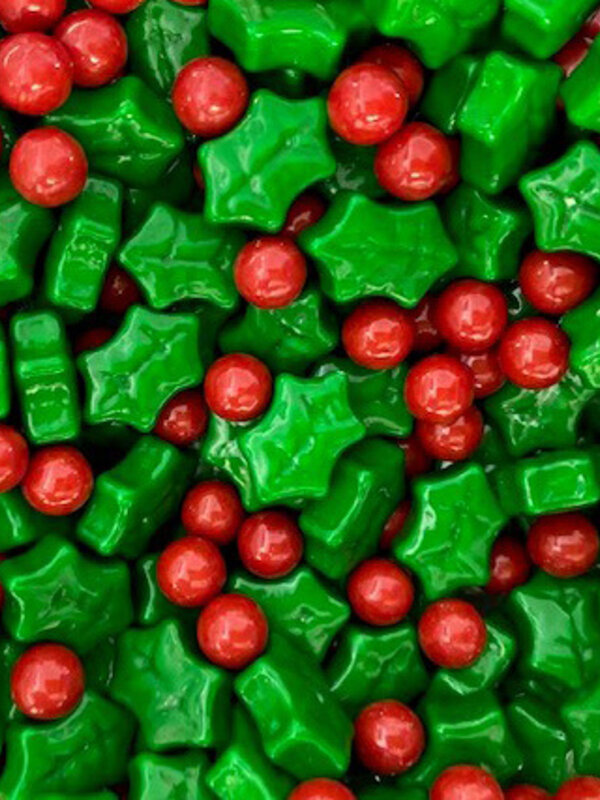 GOURMET VILLAGE Holly Berry Cardinal Candy