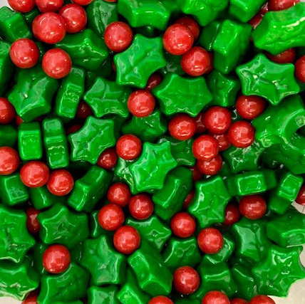 GOURMET VILLAGE Holly Berry Cardinal Candy