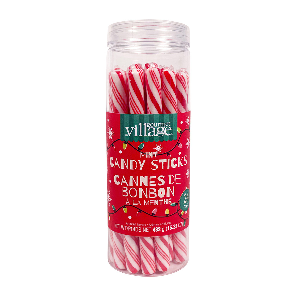 GOURMET VILLAGE Festive Candy Sticks