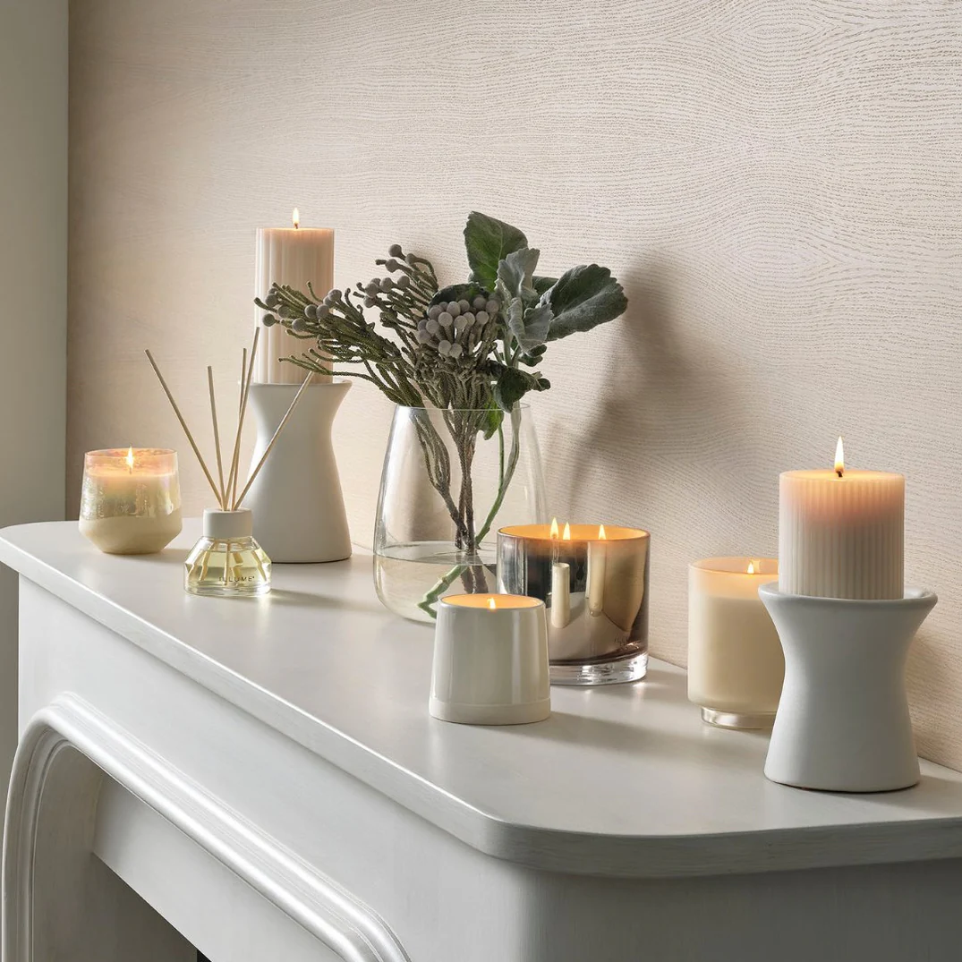 Illume Winter White Large Baltic Glass Candle
