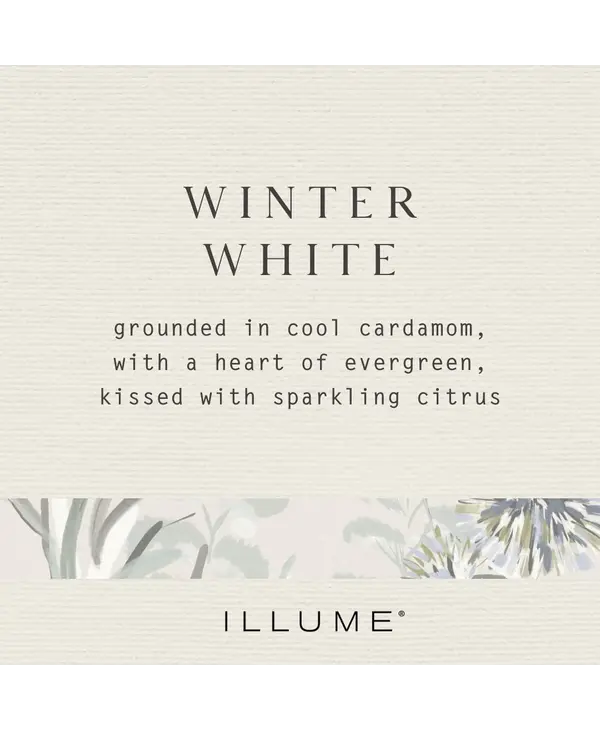 Illume Winter White Large Baltic Glass Candle