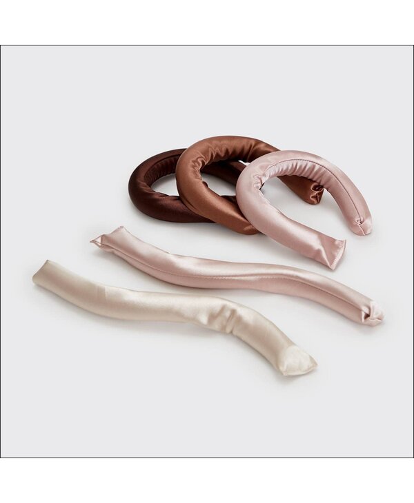 KITSCH Satin Wrapped Flexi Rods - 6pc Set