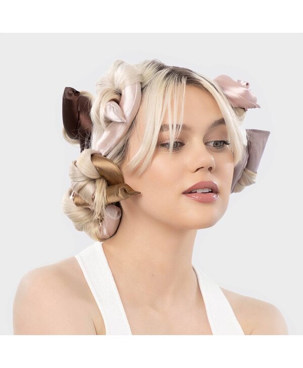 KITSCH Satin Wrapped Flexi Rods - 6pc Set