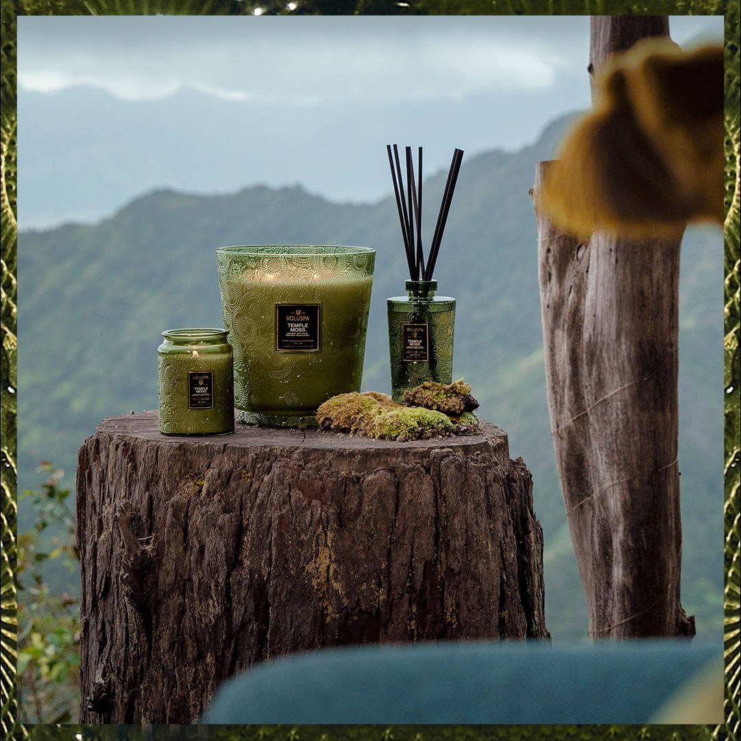 Voluspa Voluspa Temple Moss Candle Collection