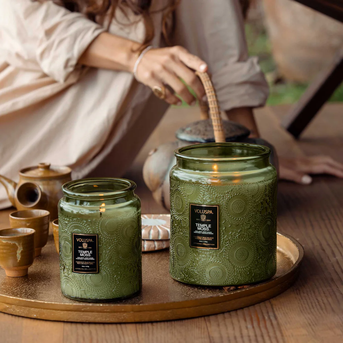 Voluspa Voluspa Temple Moss Candle Collection