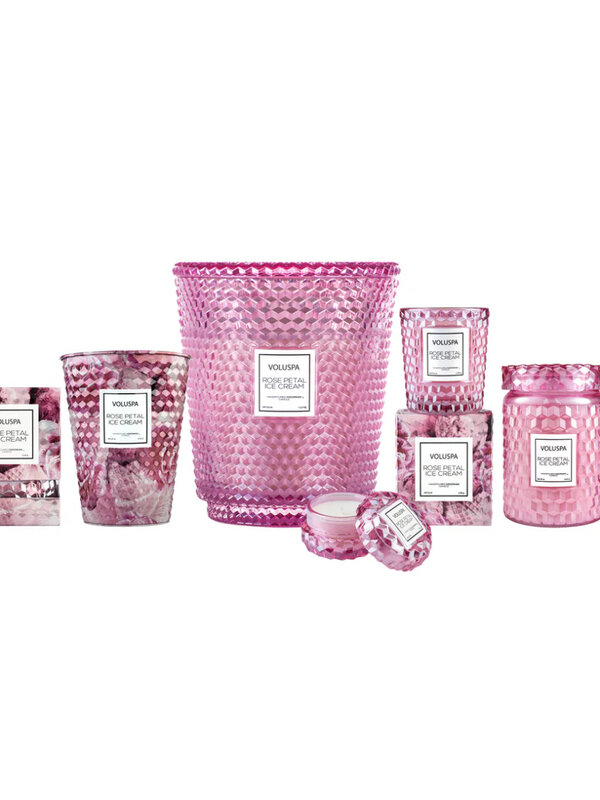 Voluspa Voluspa Rose Petal Ice Cream Candle Collection