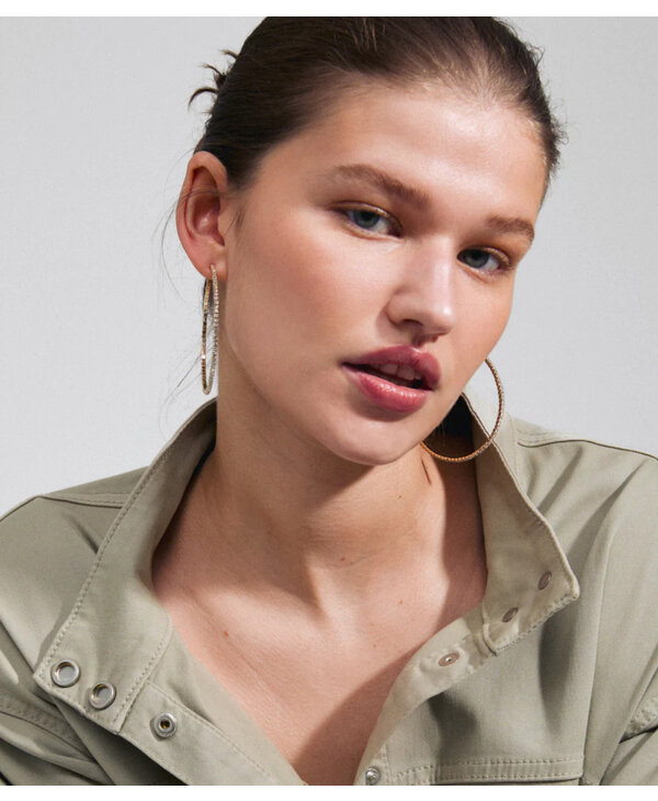 Pilgrim SIDNEY Crystal Hoop Earrings