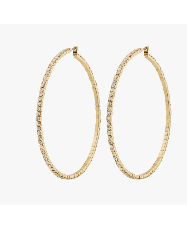 Pilgrim SIDNEY Crystal Hoop Earrings