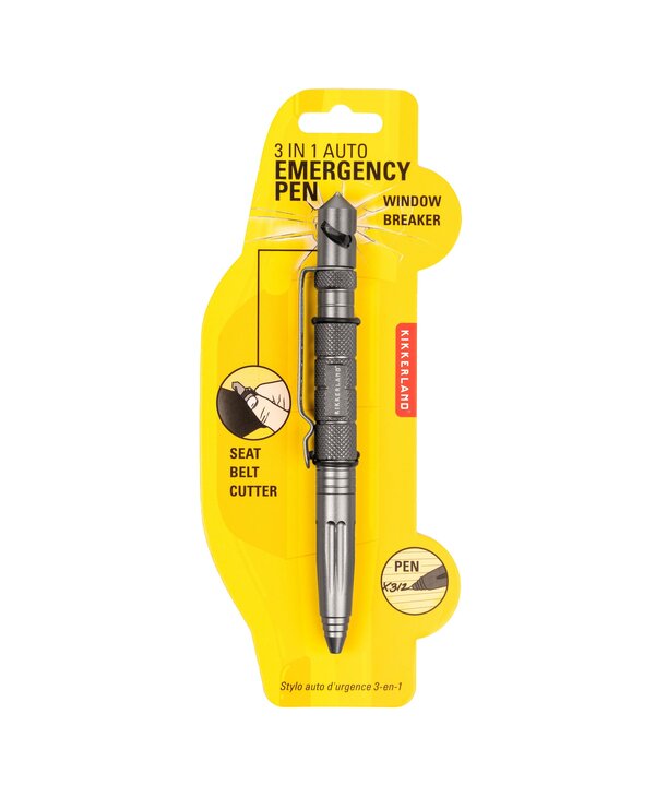 KIKKERLAND 3-In-1 Auto Emergency Pen