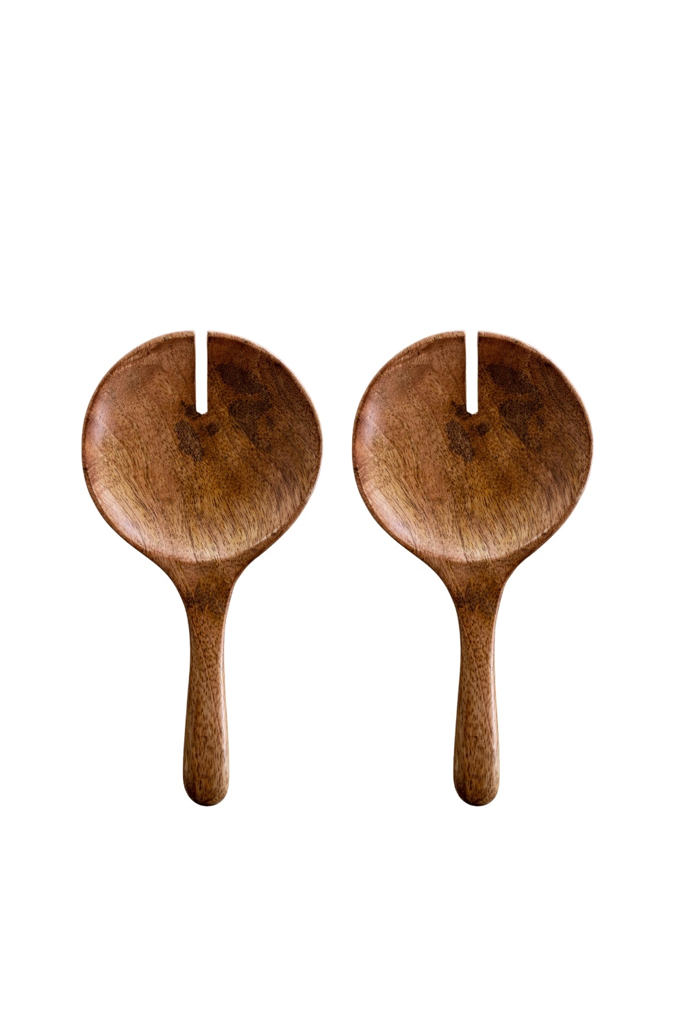 Luxe B Pampas Grass Hand Carved Mango Wood Spoons Set