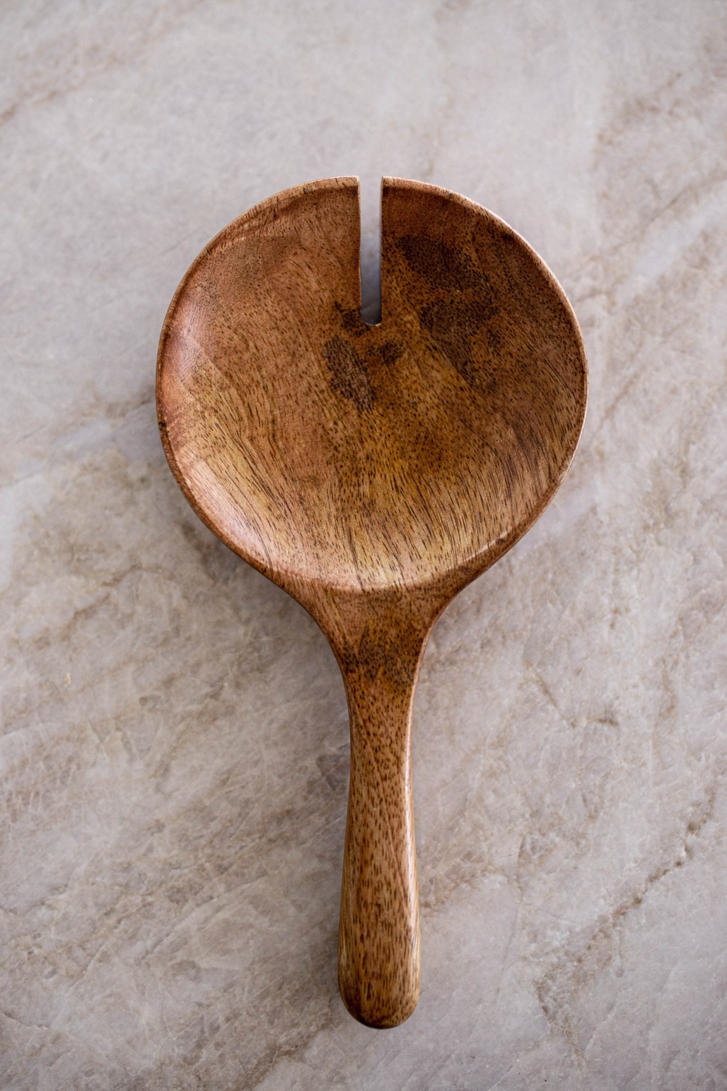 Luxe B Pampas Grass Hand Carved Mango Wood Spoons Set