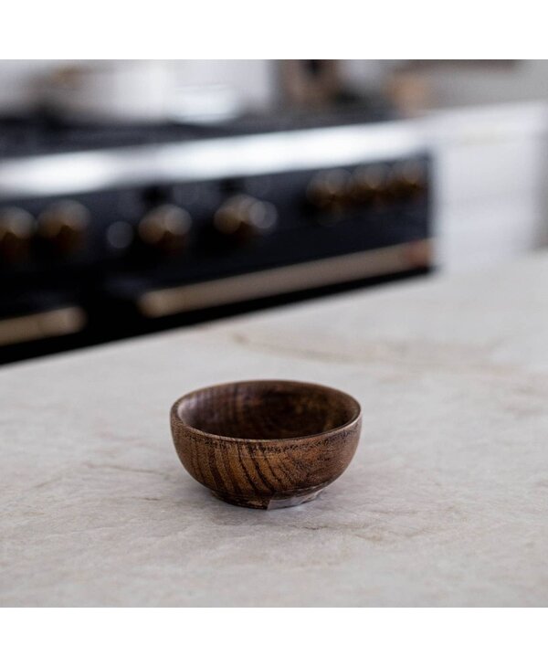 Luxe B Pampas Grass Raw Wooden Dish