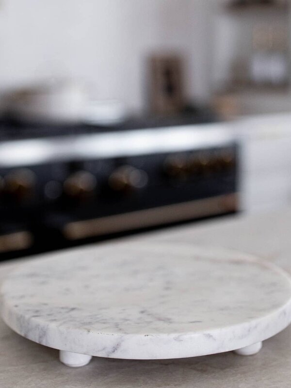 Luxe B Pampas Grass Handcrafted Marble Riser *PICK UP ONLY*