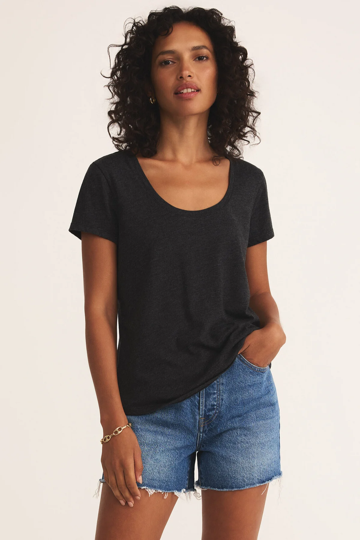 Z Supply Anywhere Scoop Tee