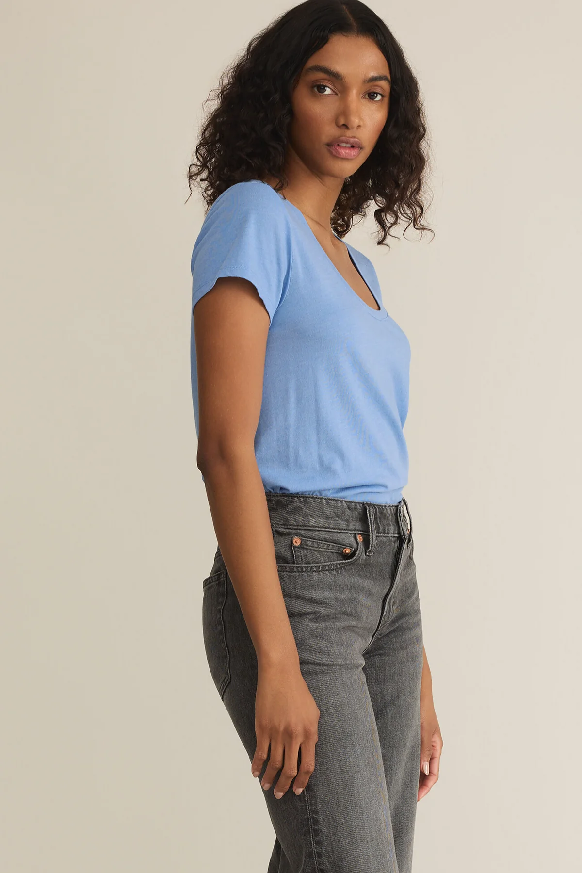 Z Supply Anywhere Scoop Tee