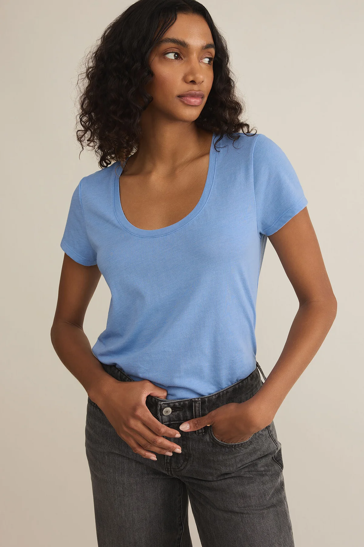 Z Supply Anywhere Scoop Tee