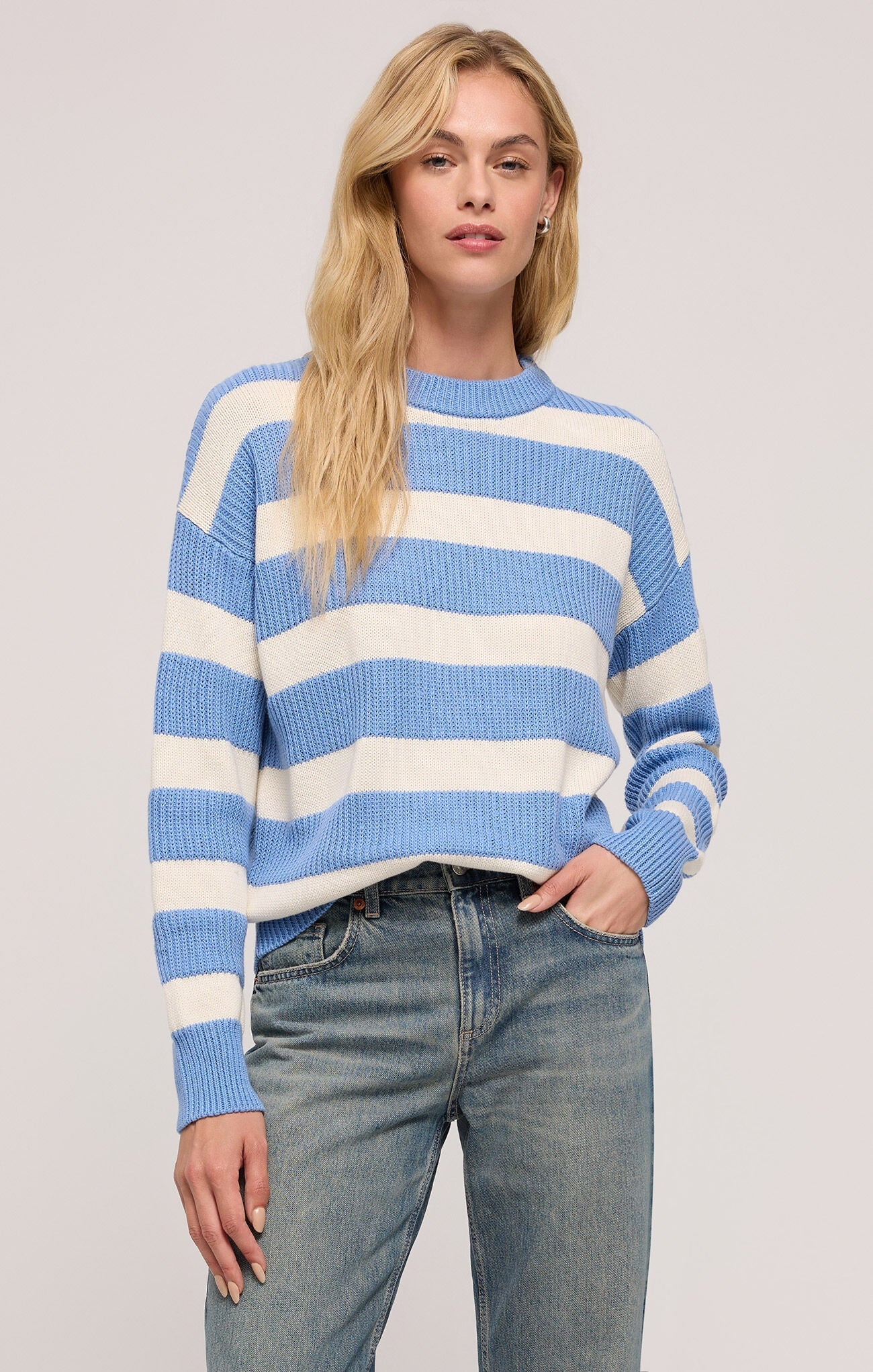 Z Supply Boyfriend Stripe Sweater