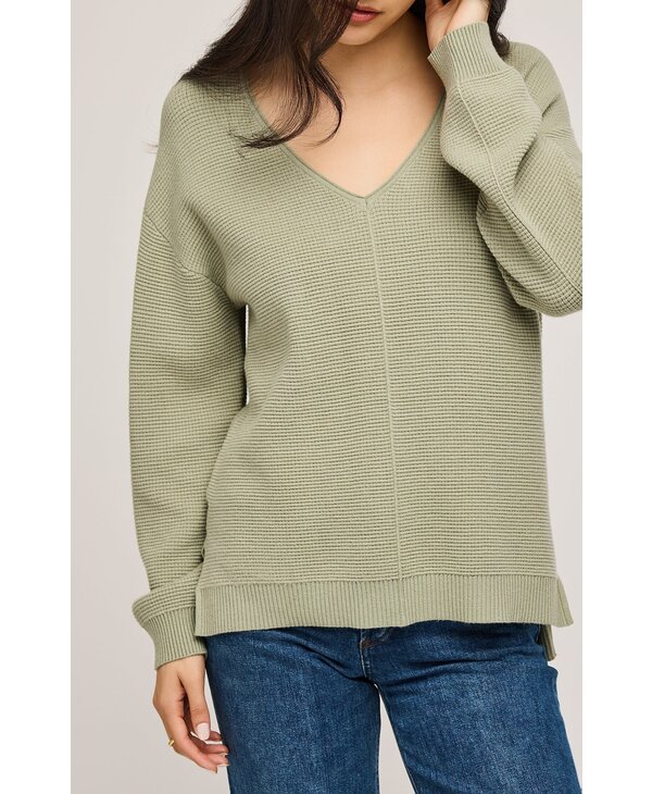 Gentle Fawn Lisbon V-Neck Knit Sweater