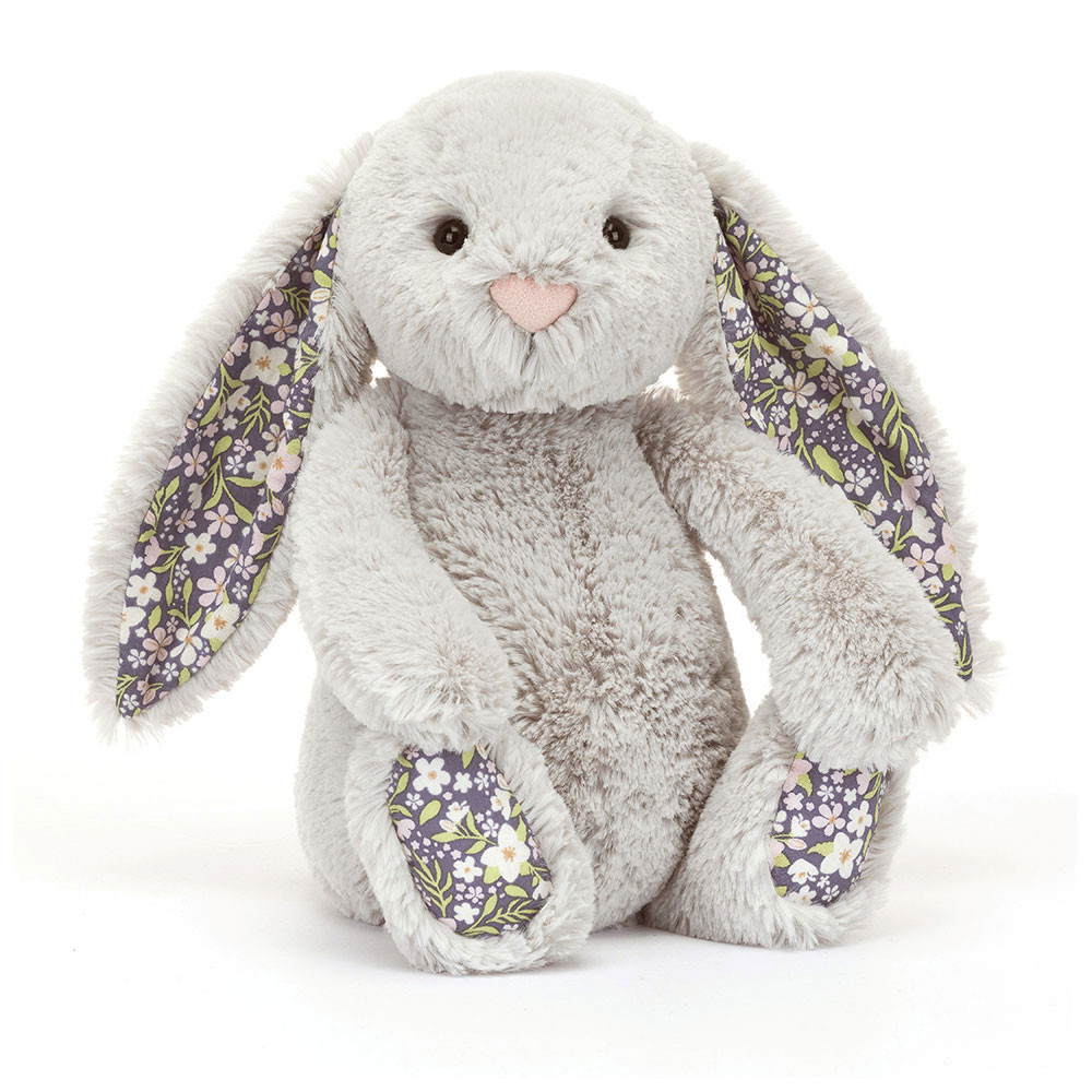 Jellycat Inc. Blossom Silver (Grey) Bunny "Bloom" Little