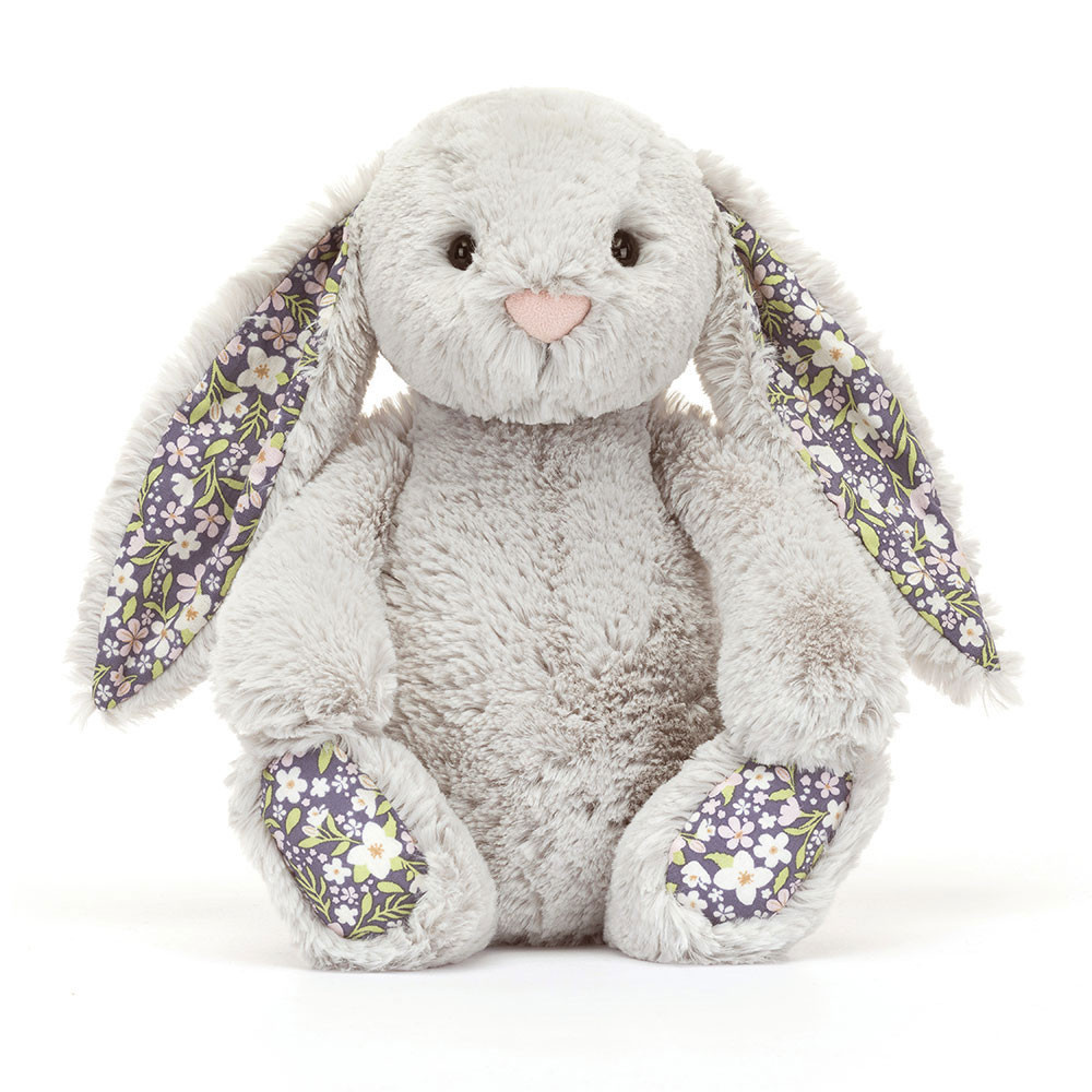 Jellycat Inc. Blossom Silver (Grey) Bunny "Bloom" Original