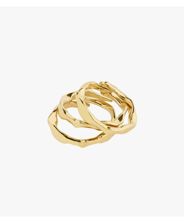 Pilgrim WYATT Rings, Set of 3