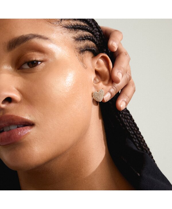 Pilgrim DUNE Heart Earrings